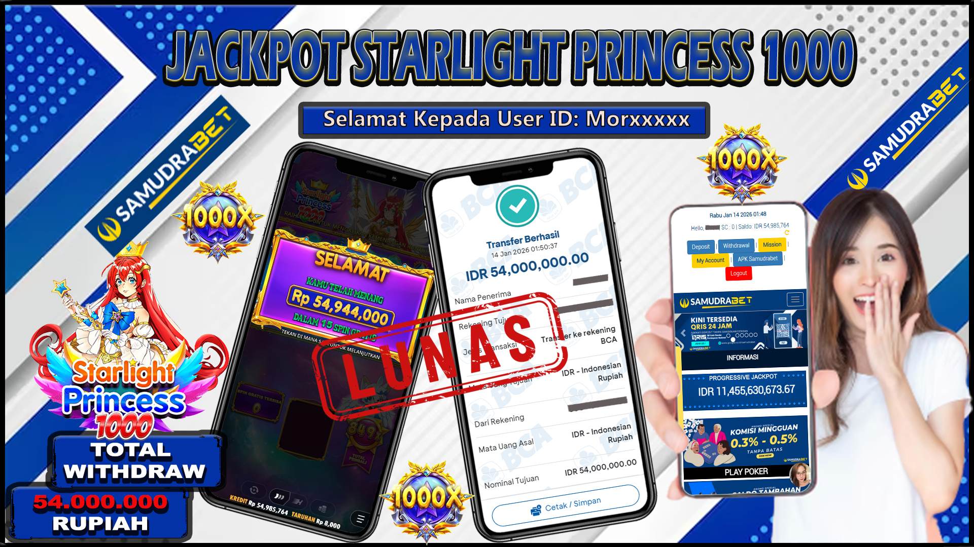 Samudrabet Jackpot Slot Rp 54.000.000 ~ Lunas