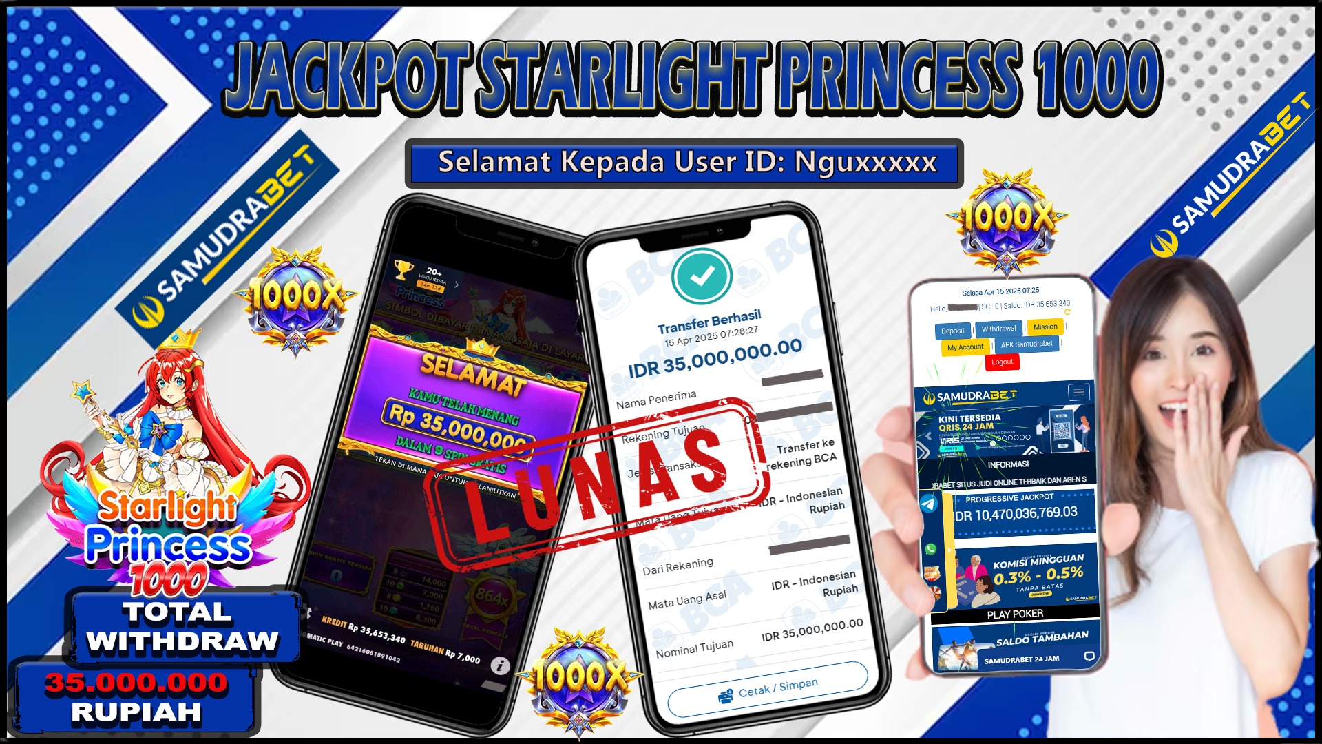 Samudrabet Jackpot Slot Rp 35.000.000 ~ Lunas