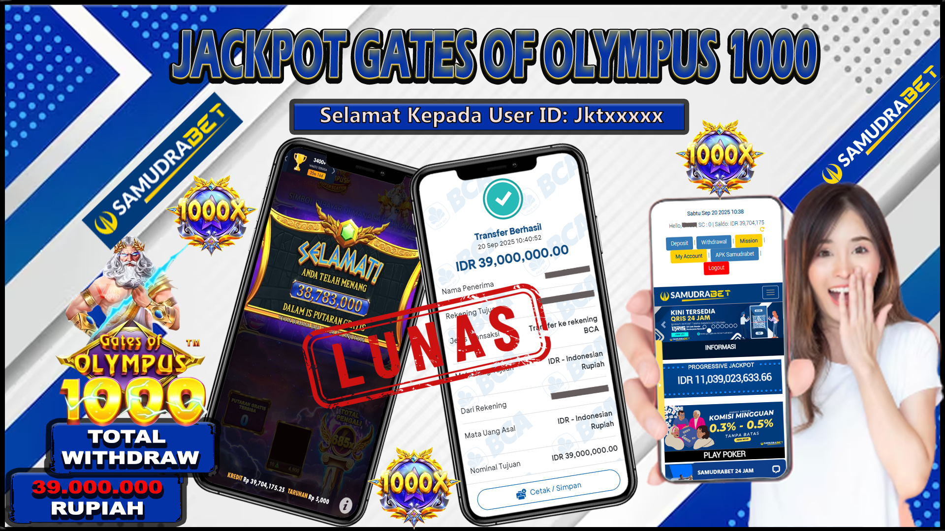 Samudrabet Jackpot Slot Rp 39.000.000 ~ Lunas
