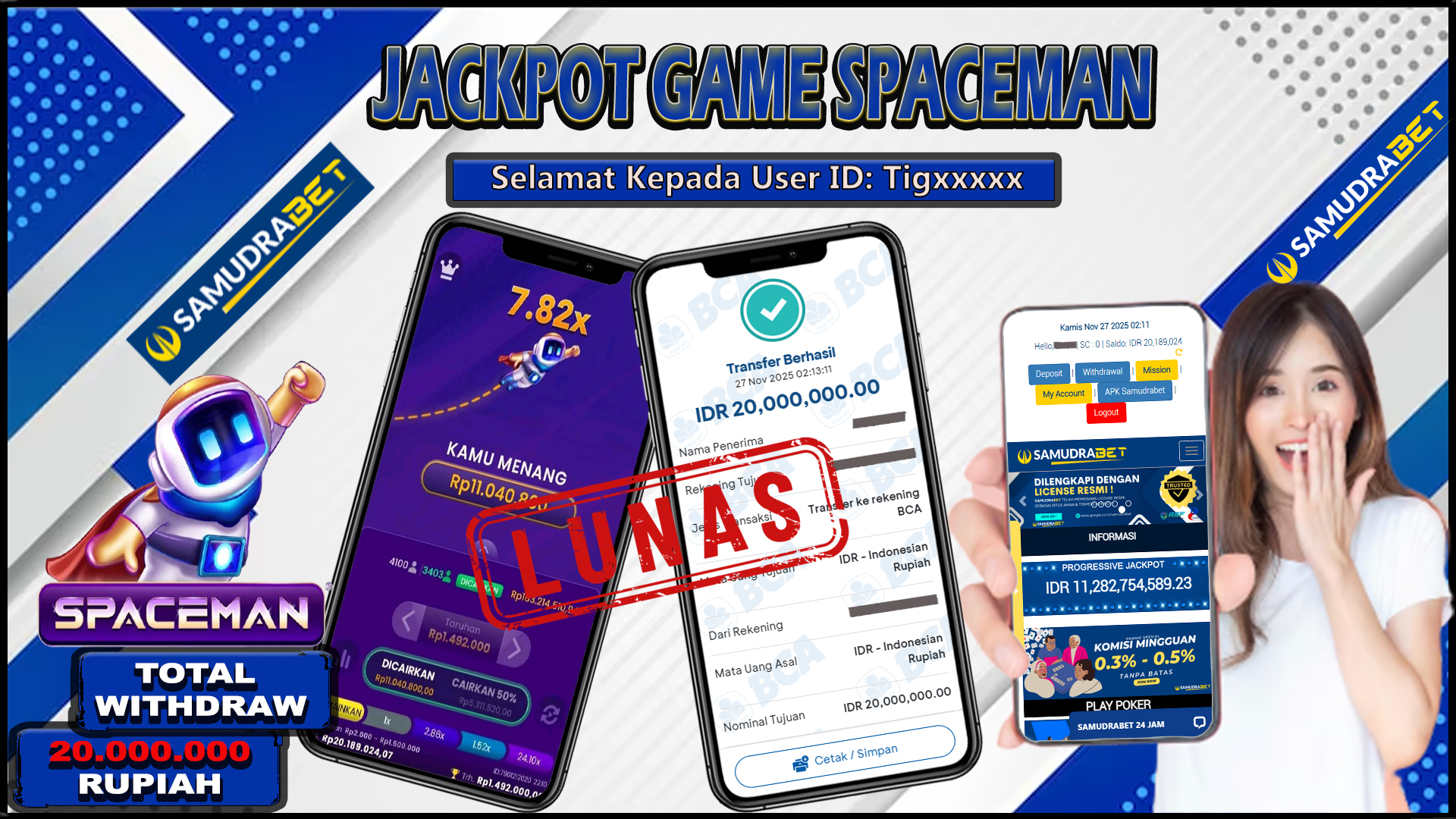 Samudrabet Jackpot Slot Rp 20.000.000 ~ Lunas