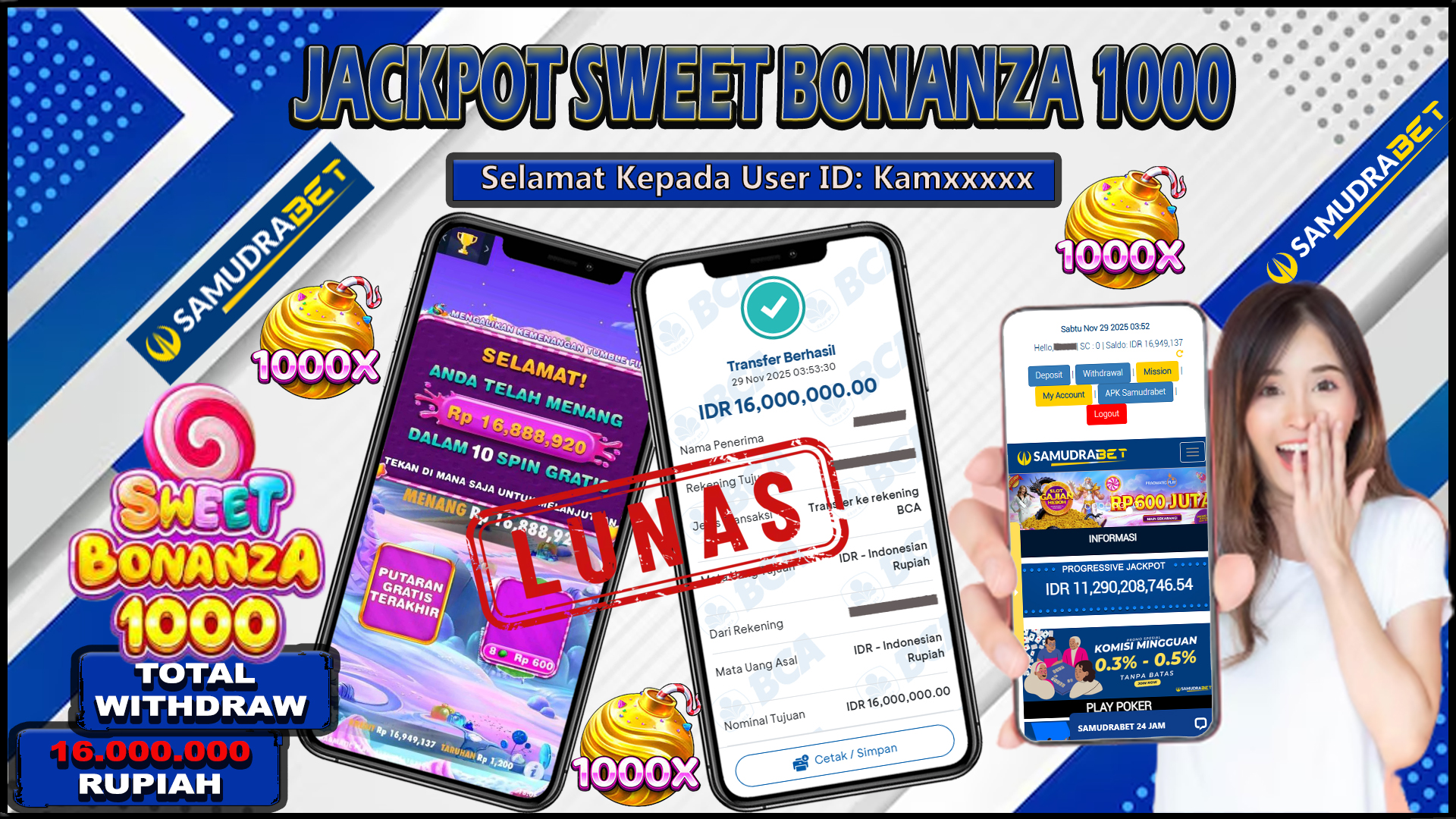 Samudrabet Jackpot Slot Rp 16.000.000 ~ Lunas