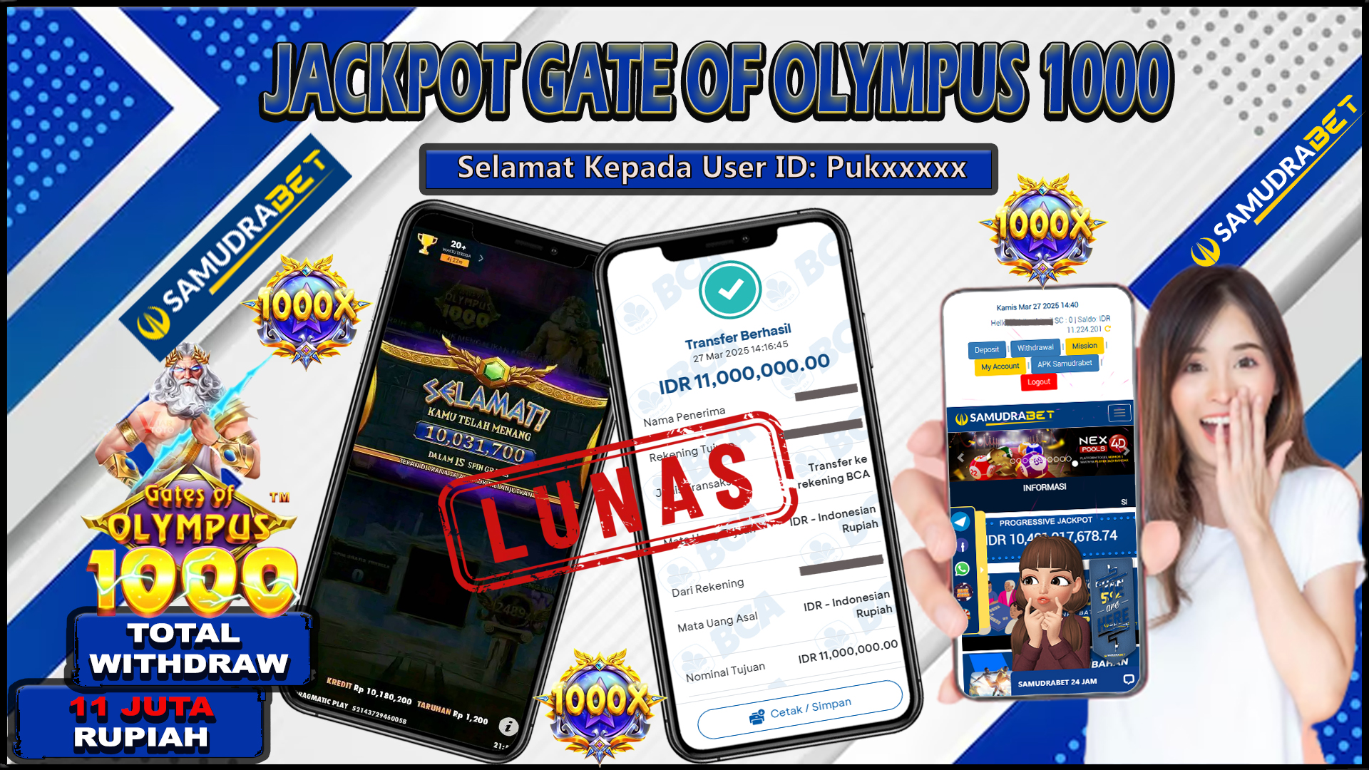 Samudrabet Jackpot Slot Rp 11.000.000 ~ Lunas