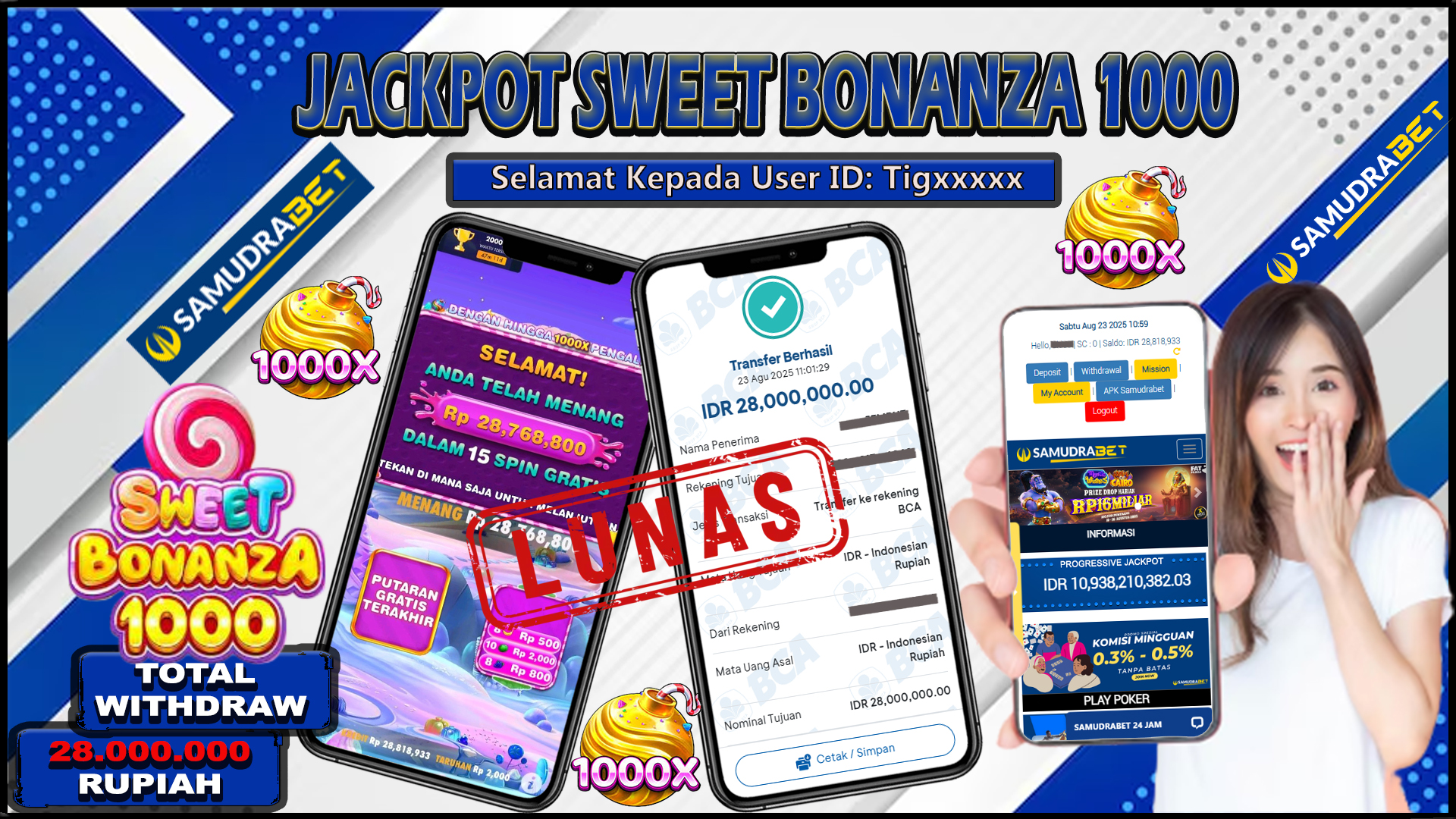 Samudrabet Jackpot Slot Rp 28.000.000 ~ Lunas