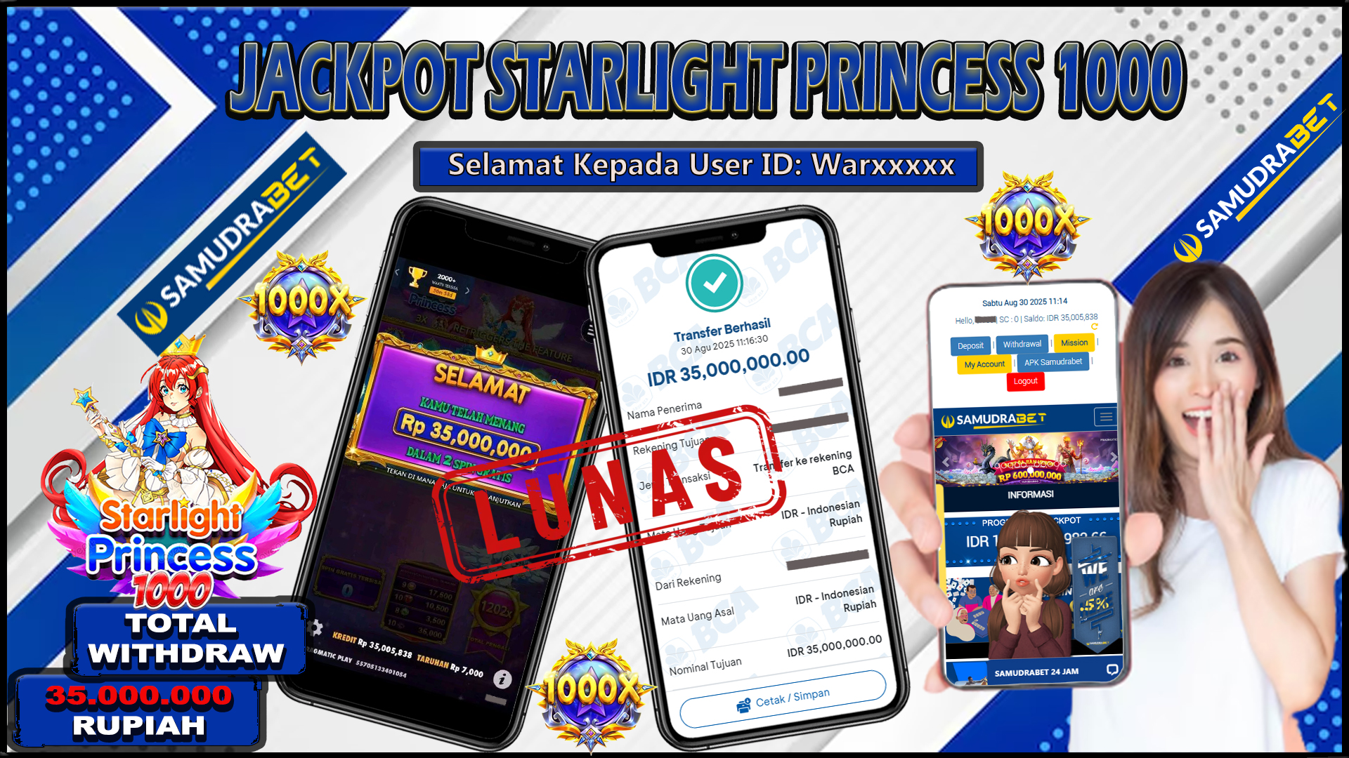 Samudrabet Jackpot Slot Rp 35.000.000 ~ Lunas