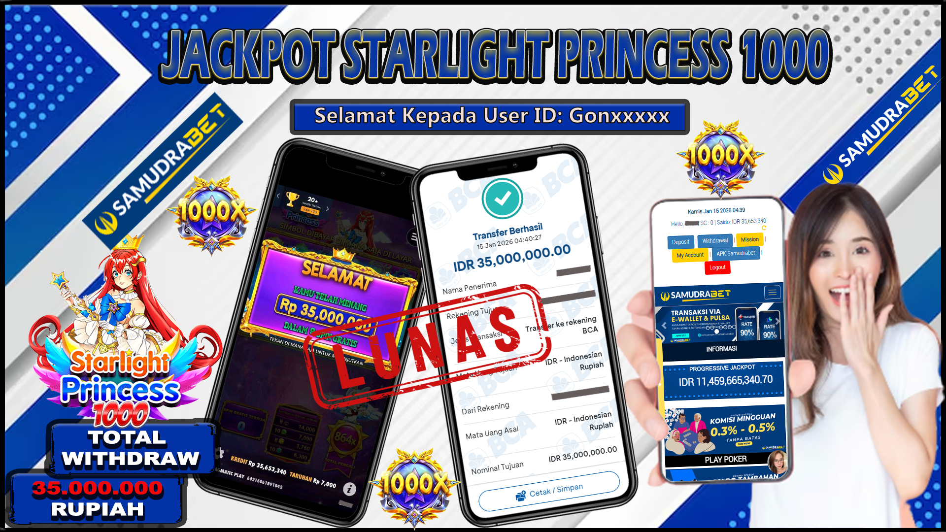 Samudrabet Jackpot Slot Rp 35.000.000 ~ Lunas