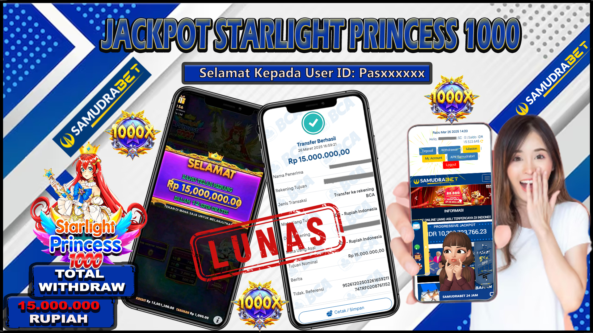 Samudrabet Jackpot Slot Rp 15.000.000 ~ Lunas