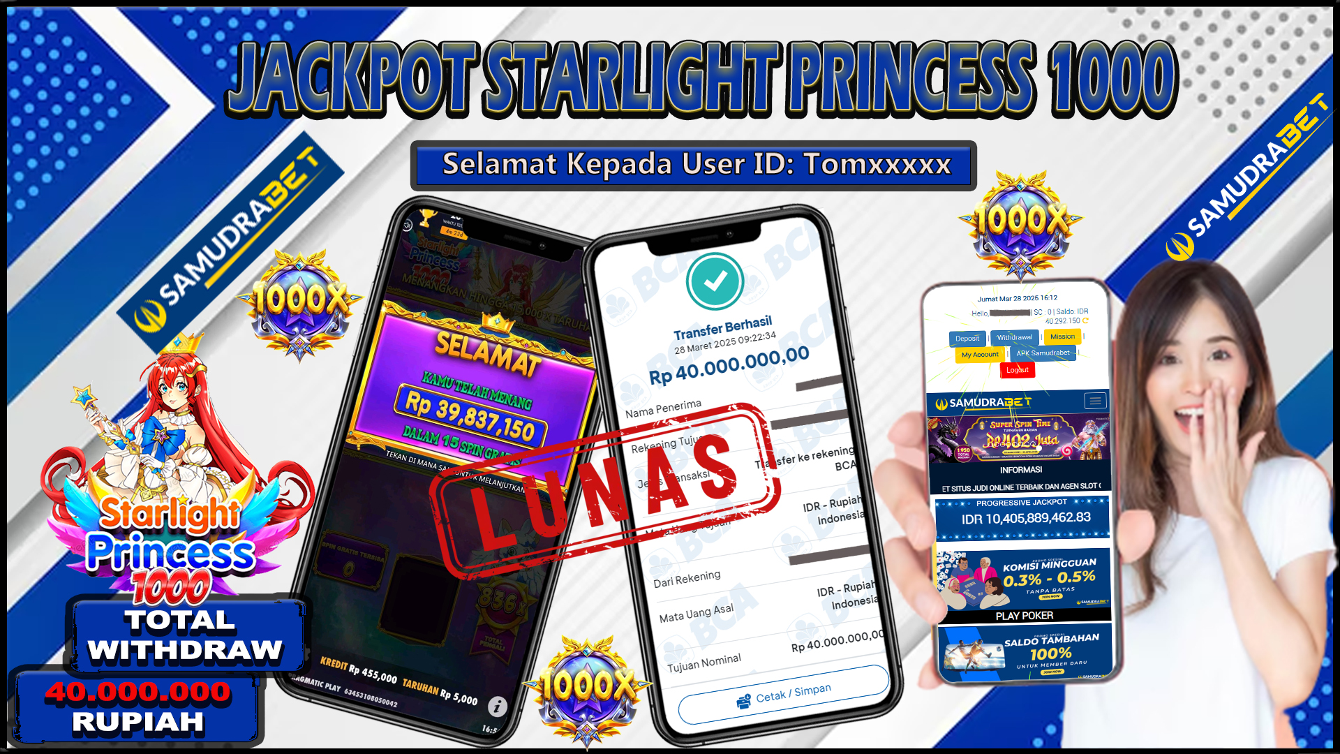 Samudrabet Jackpot Slot Rp 40.000.000 ~ Lunas