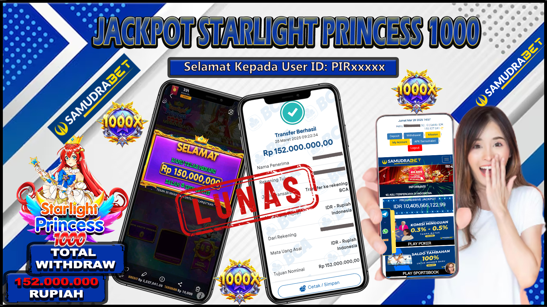 Samudrabet Jackpot Slot Rp 152.000.000 ~ Lunas