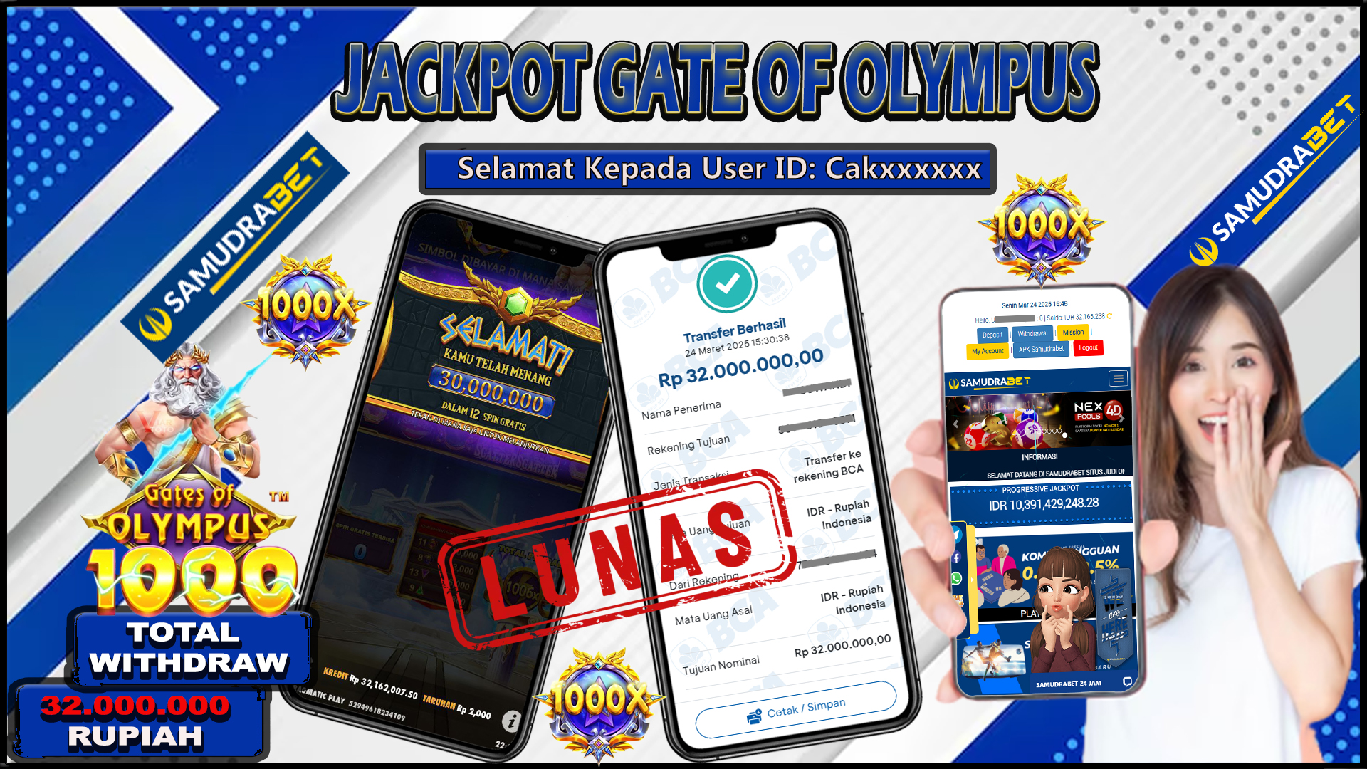 Samudrabet Jackpot Slot Rp 32.000.000 ~ Lunas