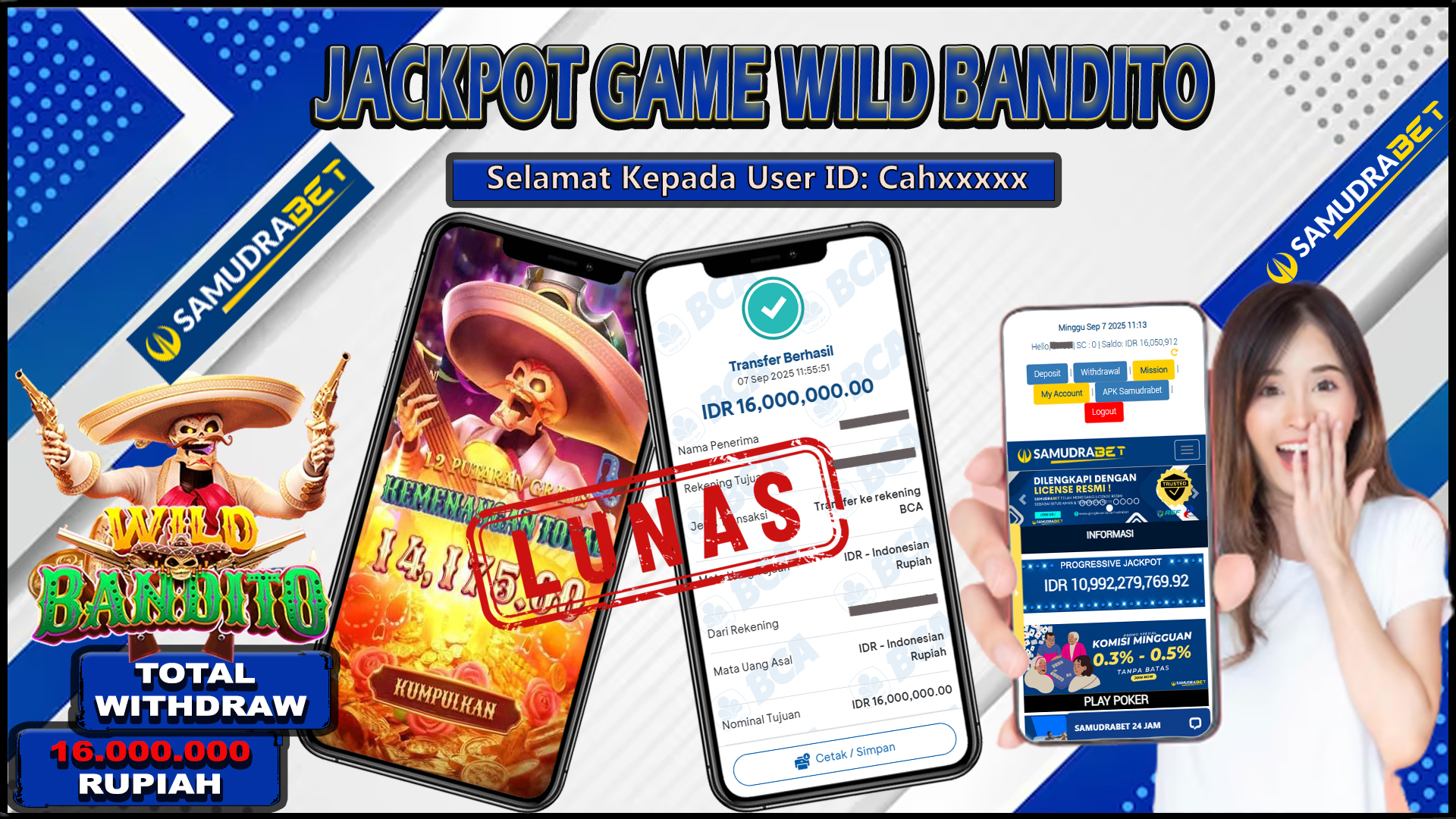 Samudrabet Jackpot Slot Rp 16.000.000 ~ Lunas