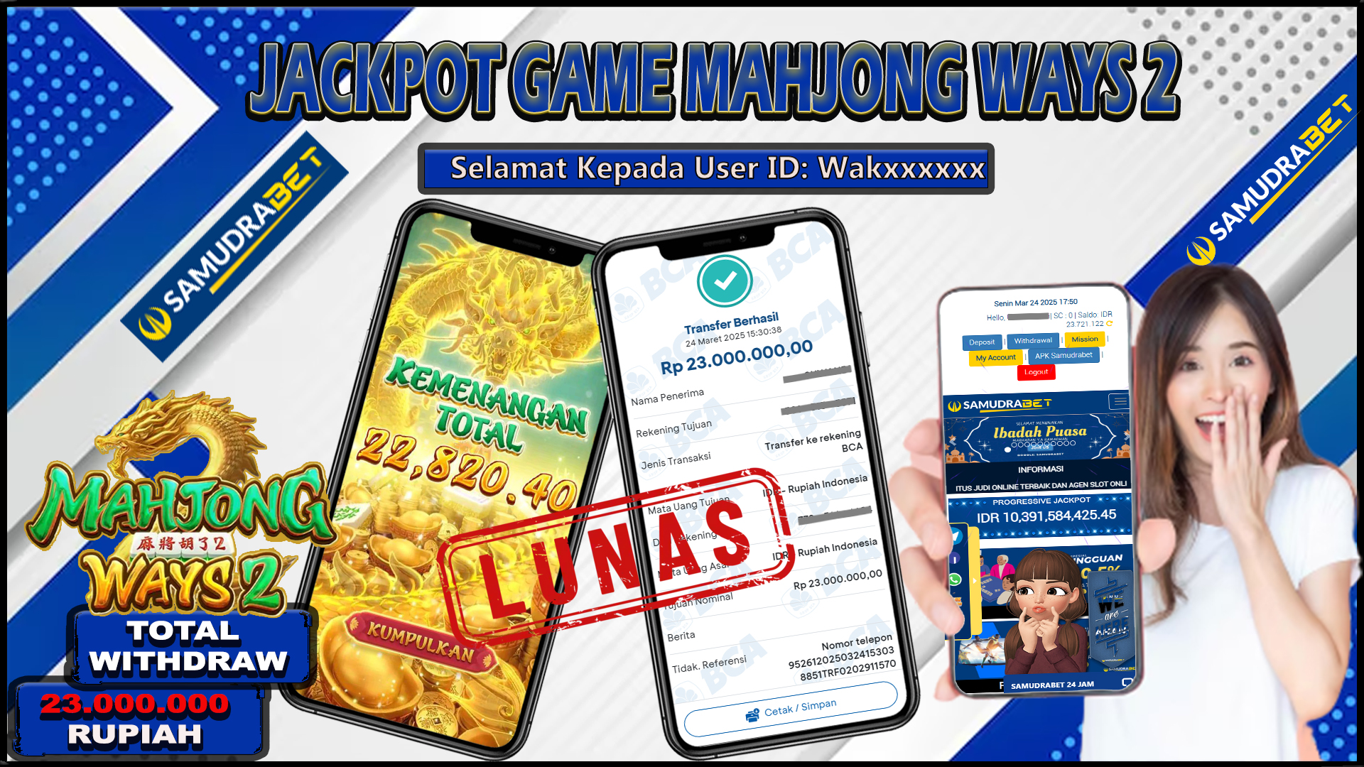 Samudrabet Jackpot Slot Rp 23.000.000 ~ Lunas