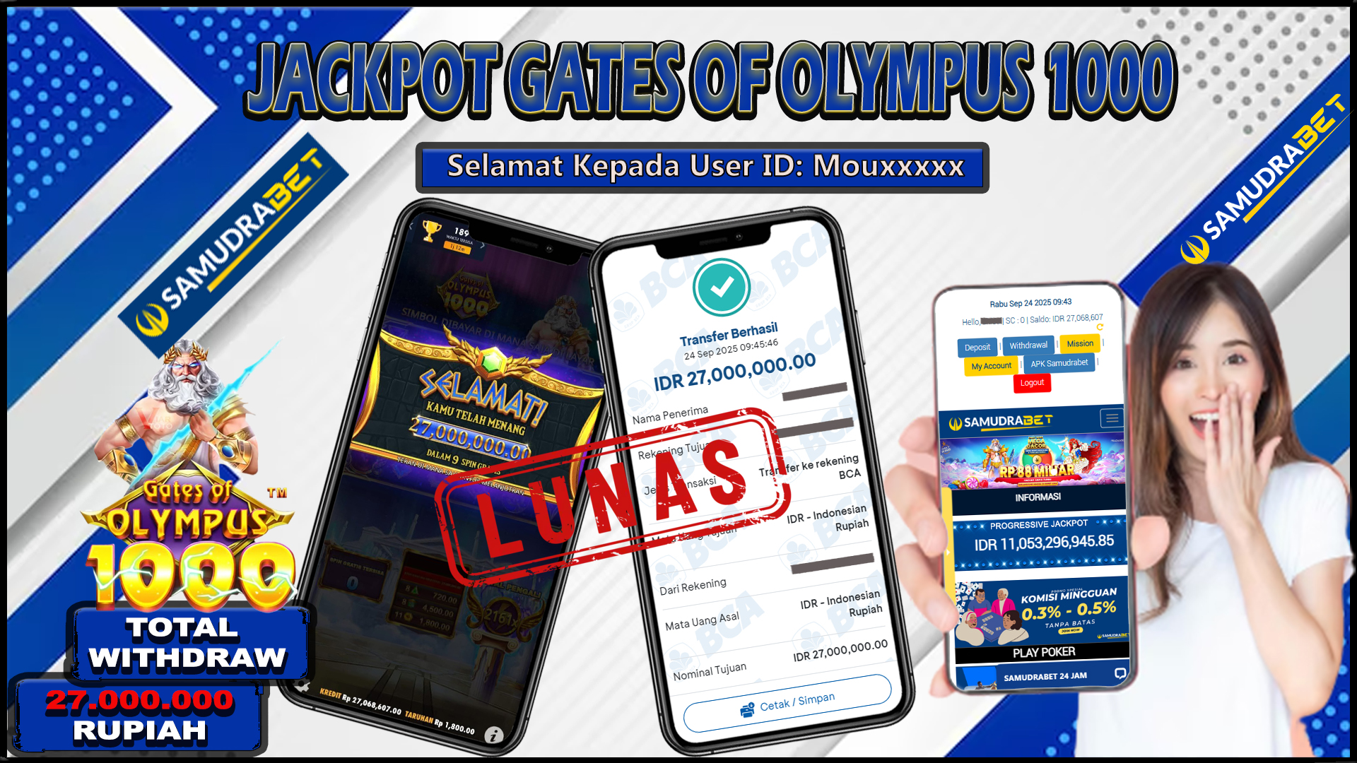 Samudrabet Jackpot Slot Rp 27.000.000 ~ Lunas