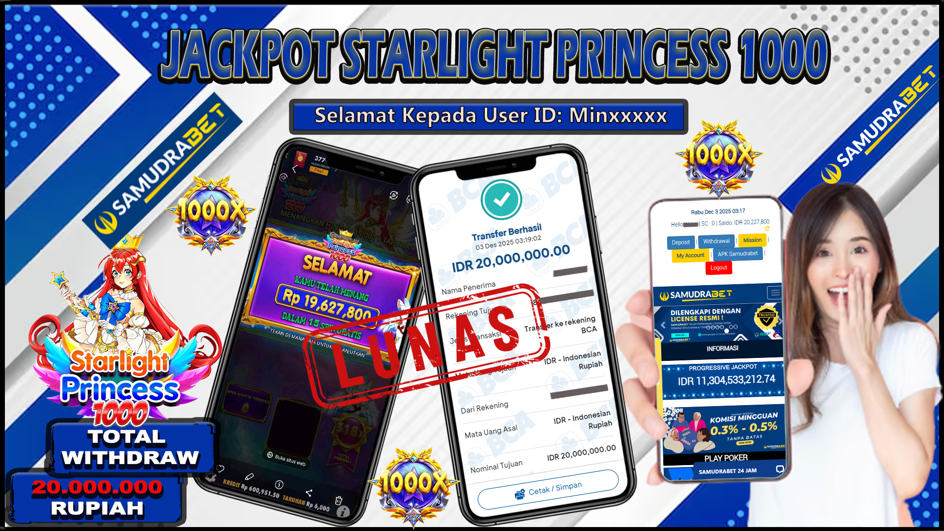 Samudrabet Jackpot Slot Rp 20.000.000 ~ Lunas