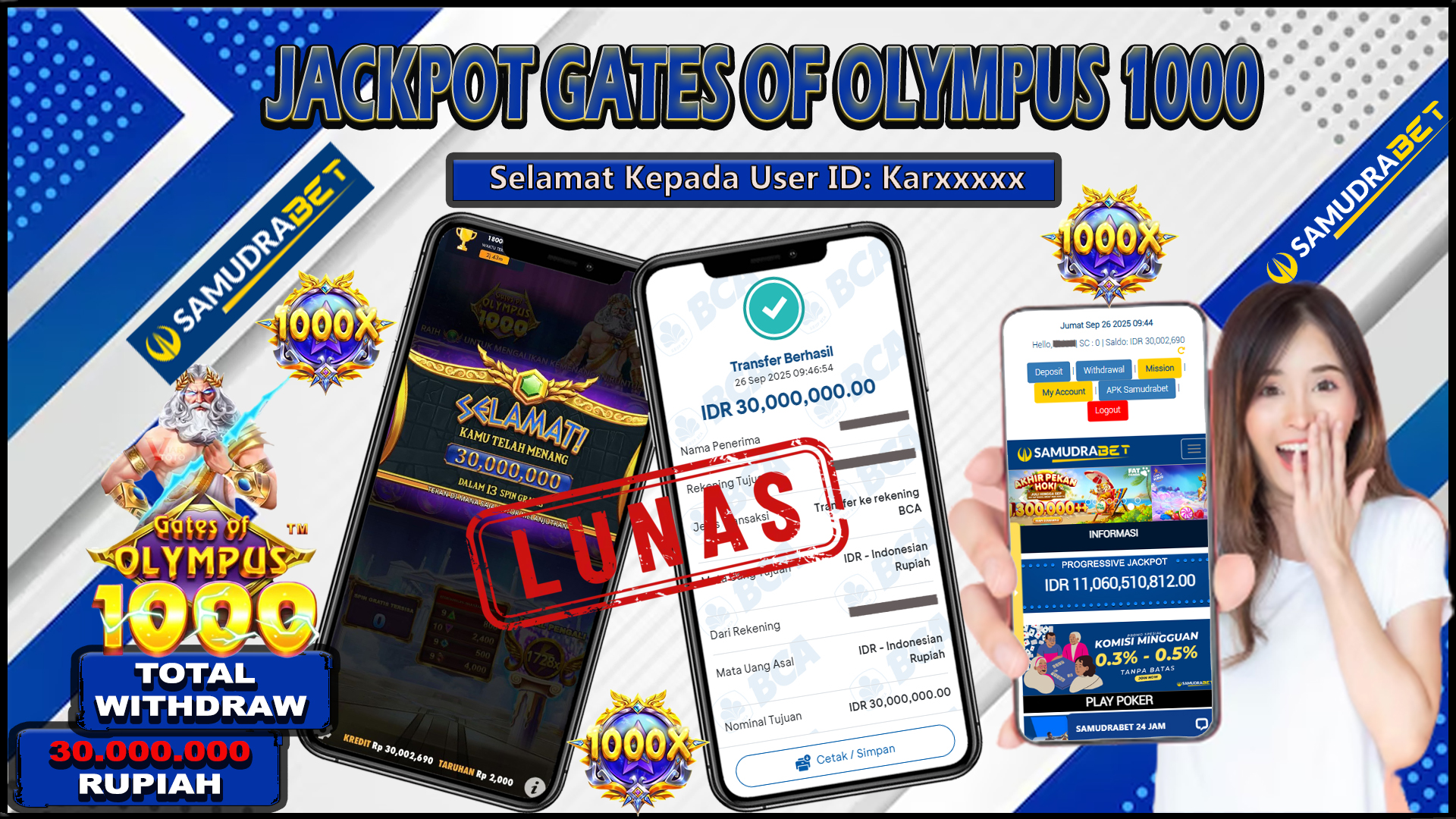 Samudrabet Jackpot Slot Rp 30.000.000 ~ Lunas