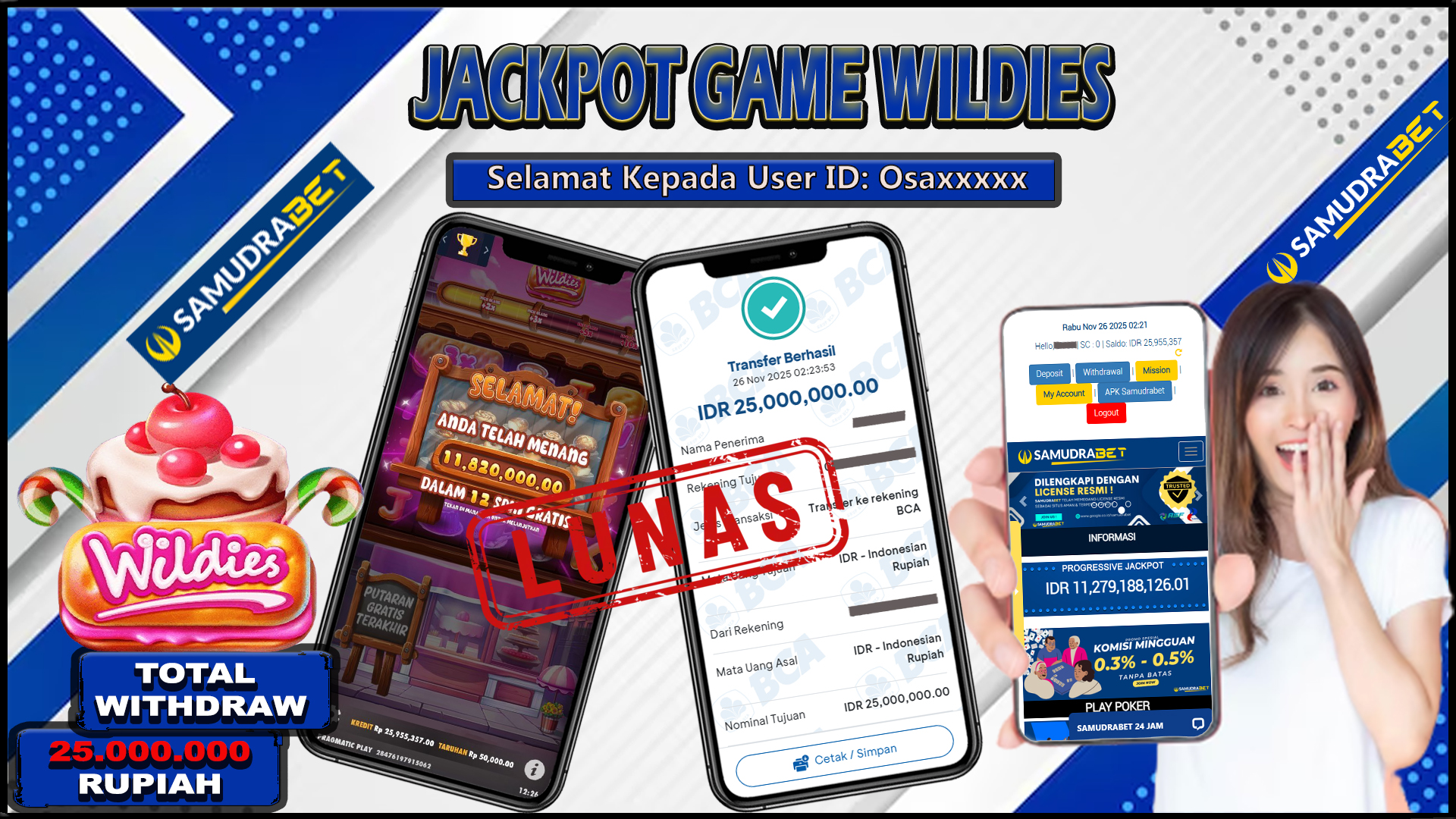 Samudrabet Jackpot Slot Rp 25.000.000 ~ Lunas