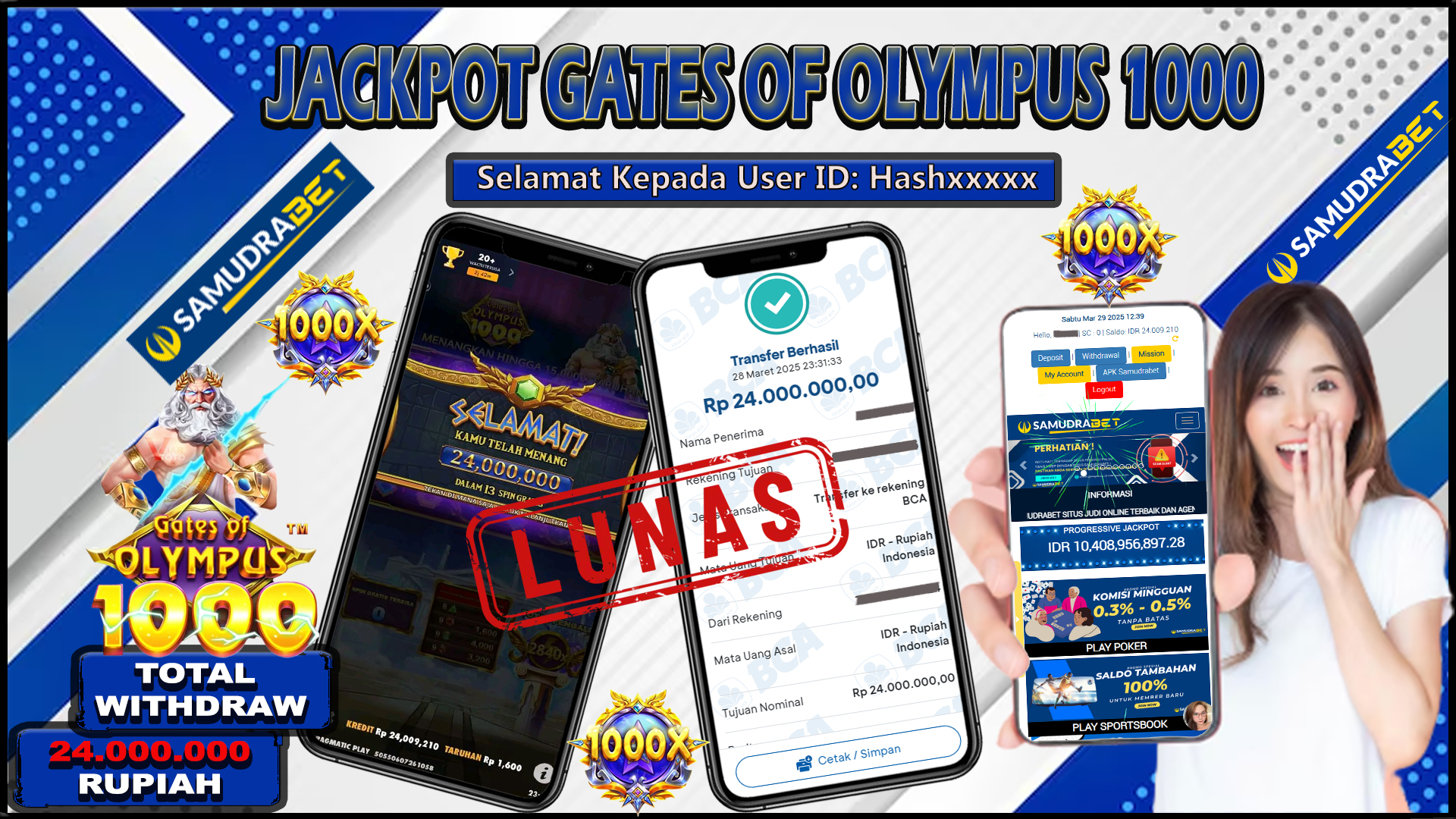Samudrabet Jackpot Slot Rp 24.000.000 ~ Lunas