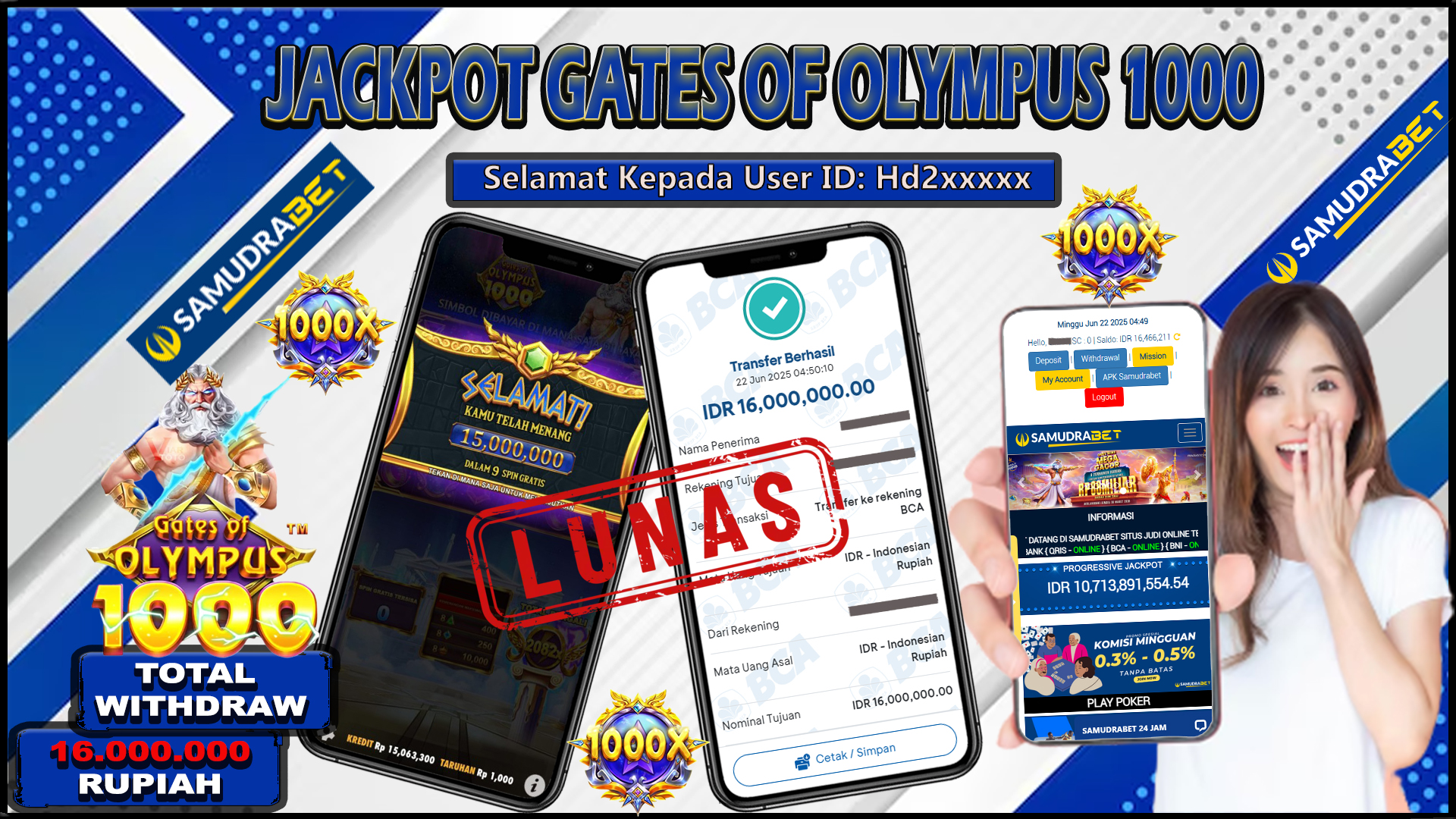Samudrabet Jackpot Slot Rp 16.000.000 ~ Lunas