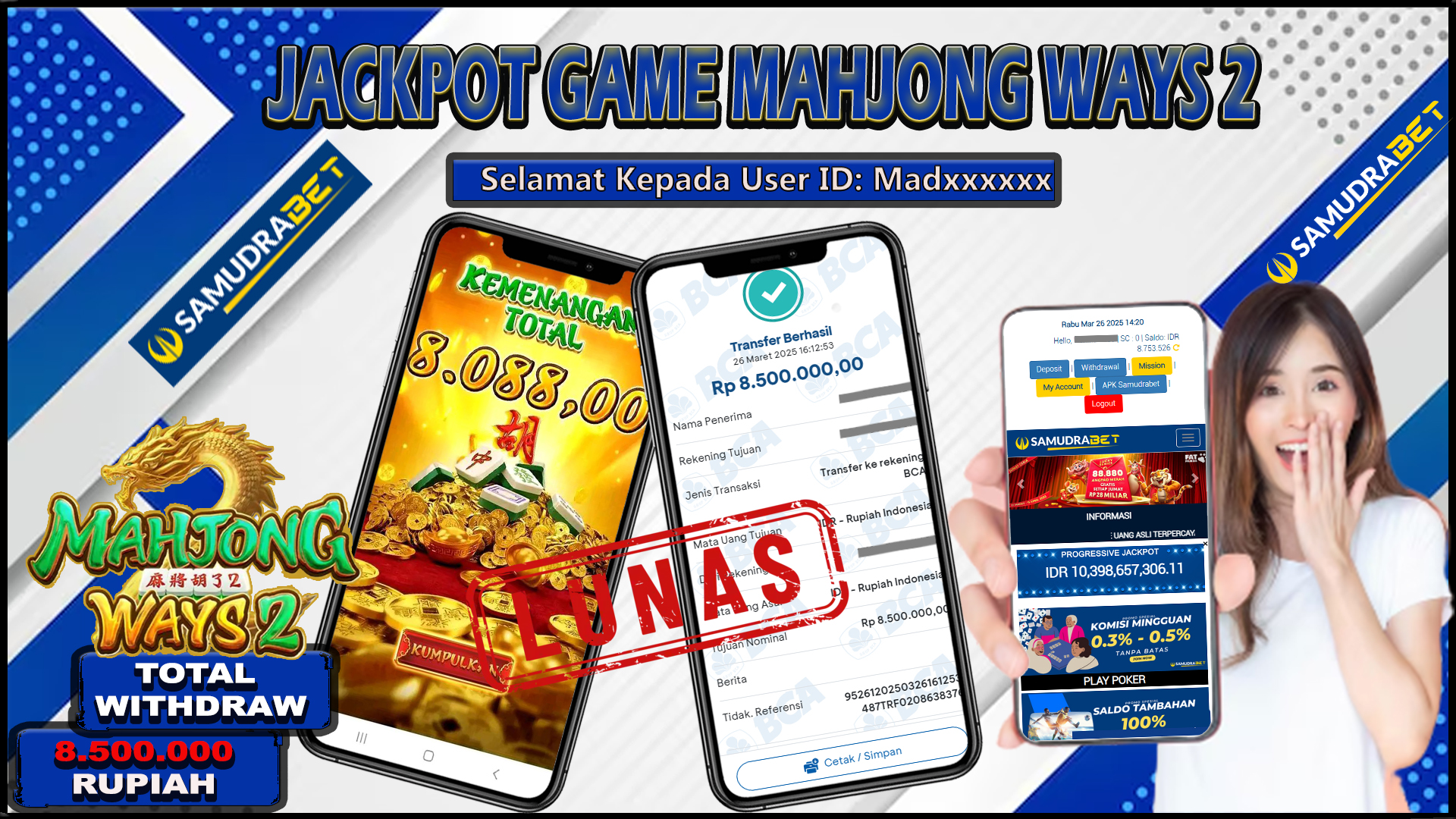 Samudrabet Jackpot Slot Rp 8.500.000 ~ Lunas