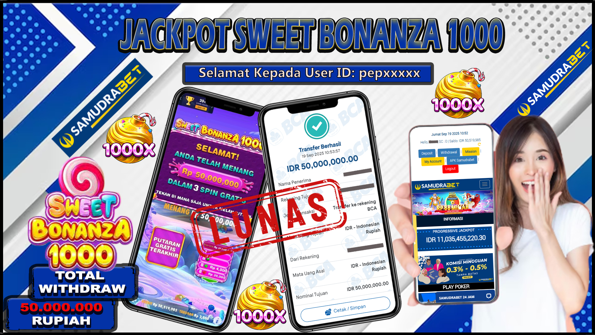 Samudrabet Jackpot Slot Rp 50.000.000 ~ Lunas