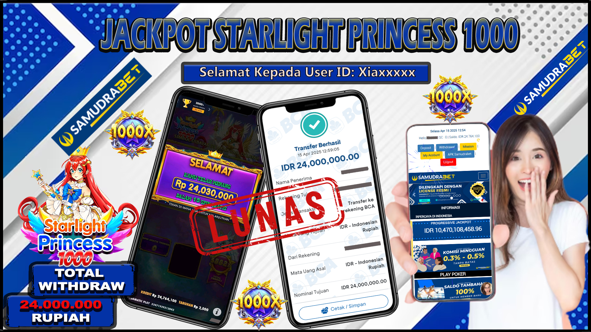 Samudrabet Jackpot Slot Rp 24.000.000 ~ Lunas