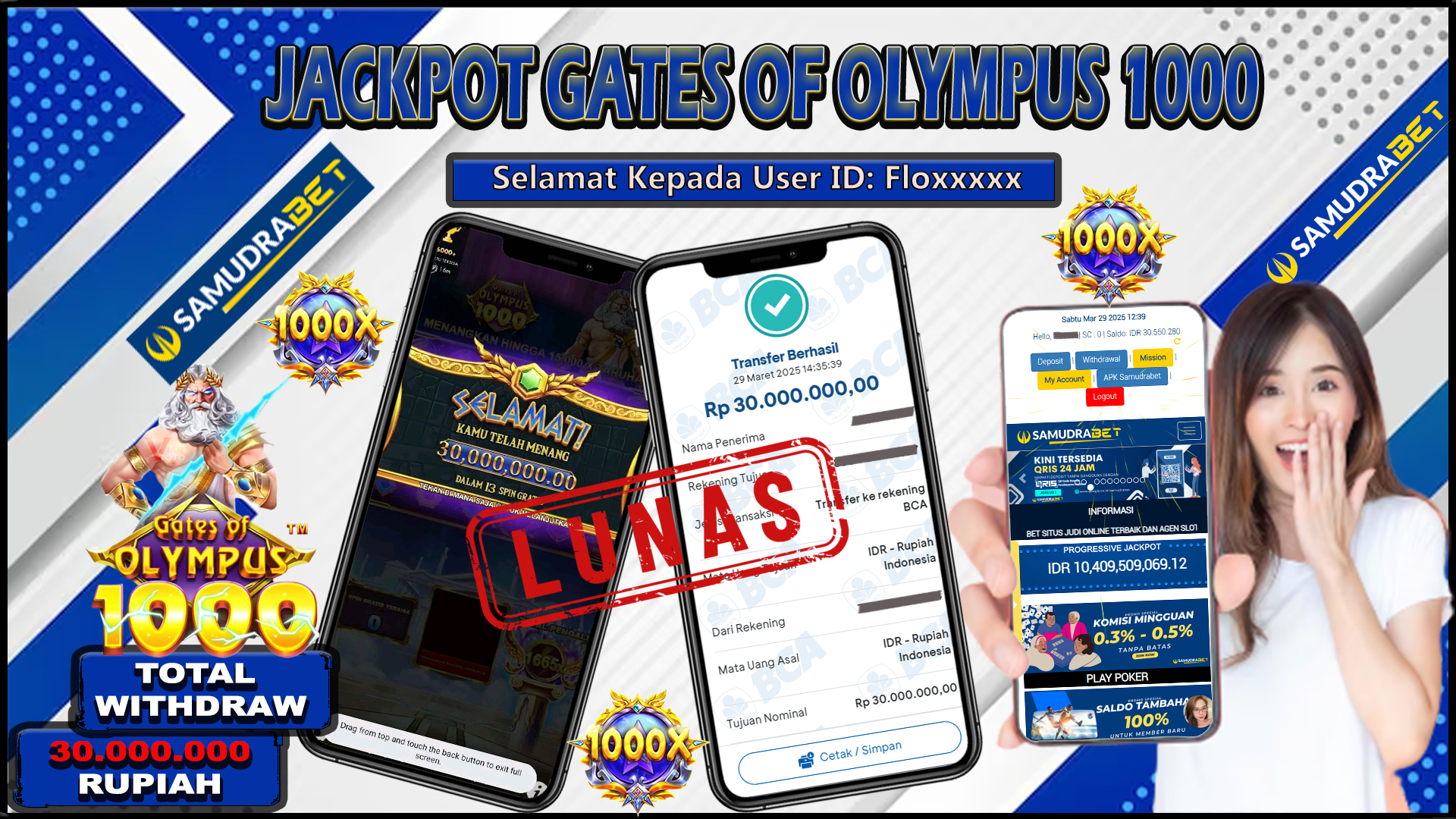 Samudrabet Jackpot Slot Rp 30.000.000 ~ Lunas