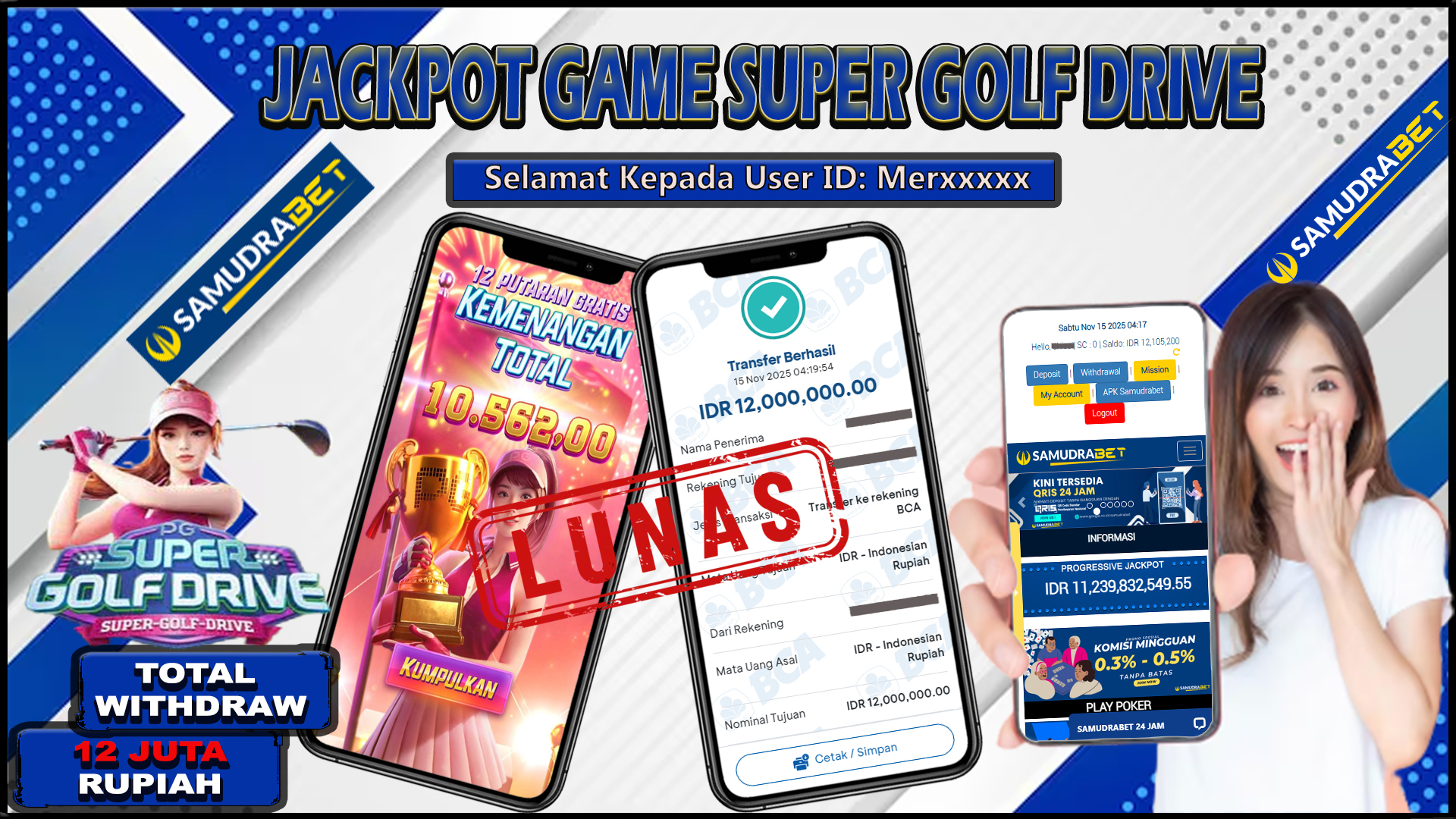 Samudrabet Jackpot Slot Rp 12.000.000 ~ Lunas
