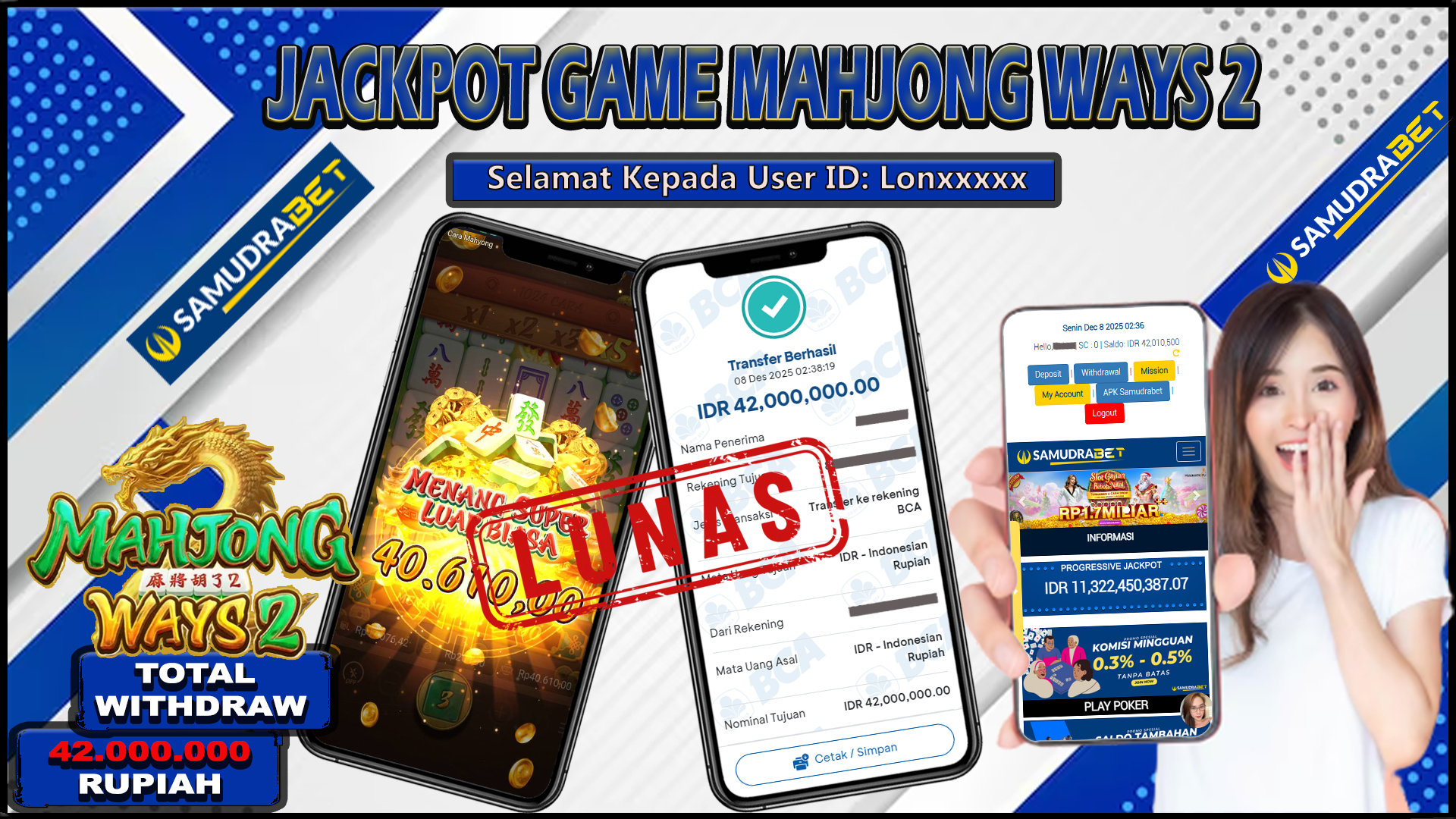 Samudrabet Jackpot Slot Rp 42.000.000 ~ Lunas
