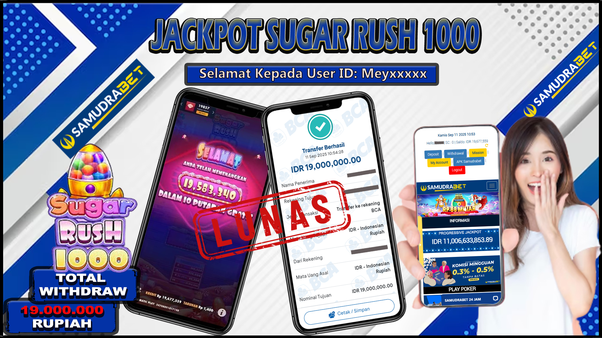 Samudrabet Jackpot Slot Rp 19.000.000 ~ Lunas