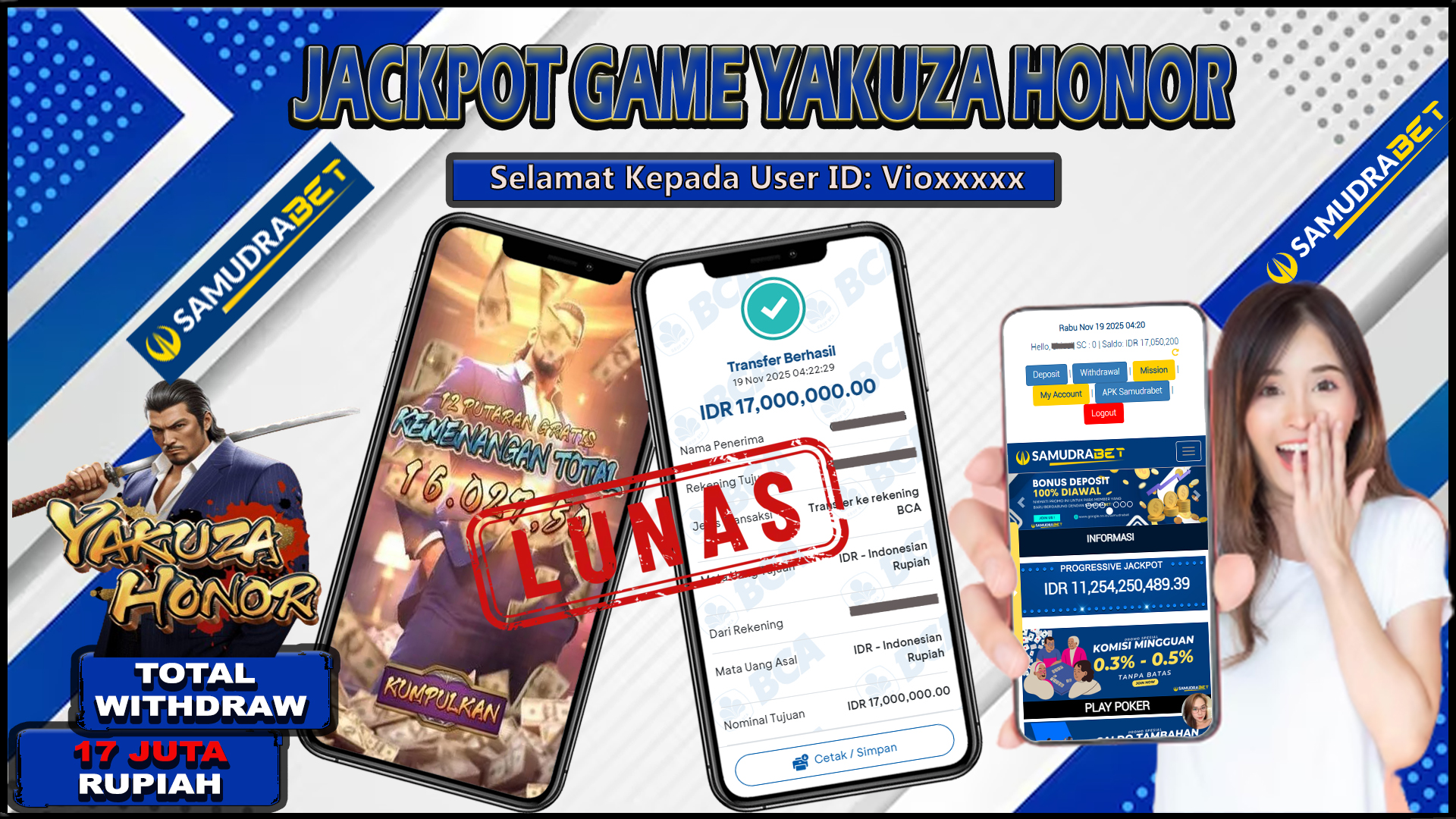 Samudrabet Jackpot Slot Rp 17.000.000 ~ Lunas